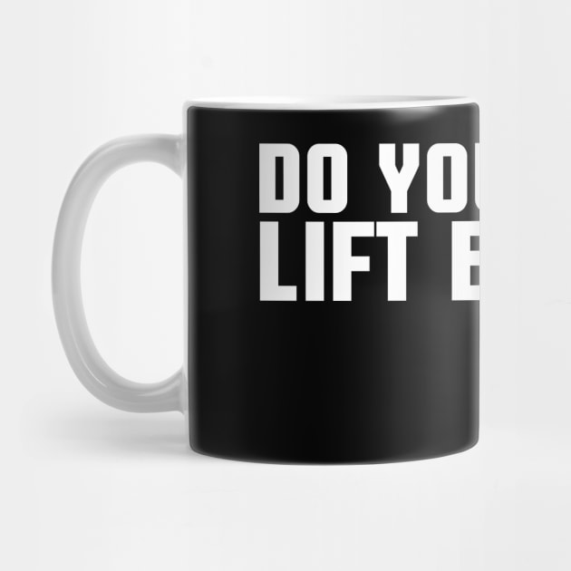 Funny Do You Even Lift Bro Ski/Snowboard Ski Lift by theperfectpresents